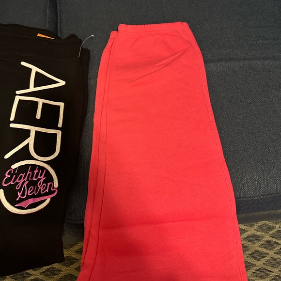 AEROPOSTALE Women’s Sweatpants Trio - Light Pink, Hot Pink & Black(NWT) - Picture 9 of 9